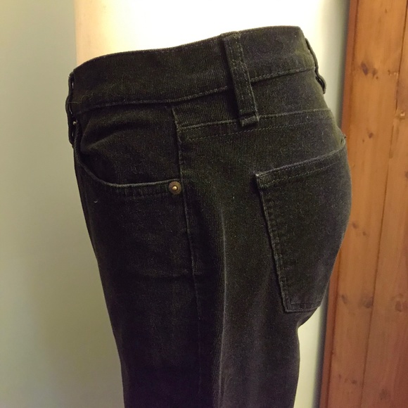 LRL Classic Straight stretch corduroy black jeans - Picture 12 of 15